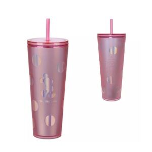 WALT Disney World Pink Starbucks Tumbler with Straw